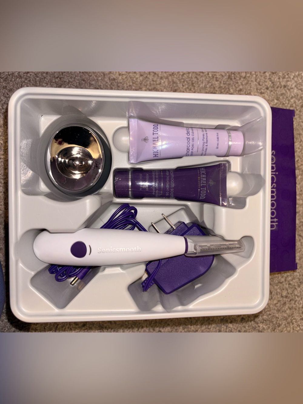 Michael Todd Beauty Sonicsmooth 2-in-1 Sonic Dermaplaning System – New Open Box - Picture 3 of 3